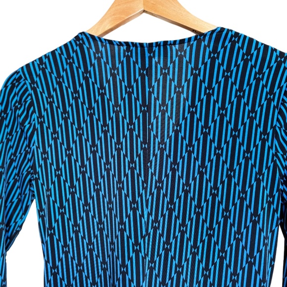 MICHAEL Michael Kors | Women's Blue Design Wrap Dress - Picture 10 of 10